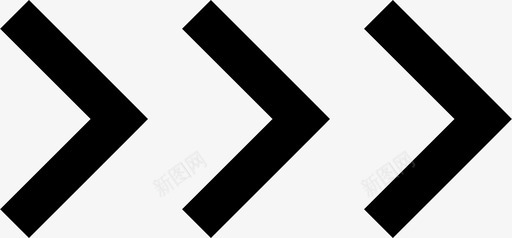 右V形V形三箭头图标svg_新图网 https://ixintu.com V形 三V形 三箭头 右V形