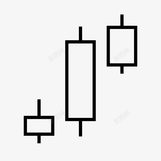 烛台图买入金融图标svg_新图网 https://ixintu.com 上涨 买入 烛台图 股票 趋势 金融