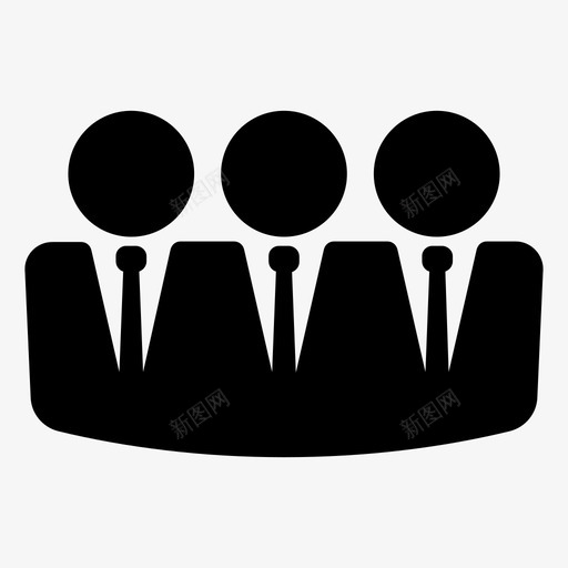 业务组合伙人公司图标svg_新图网 https://ixintu.com 业务组 公司 合伙人 团队