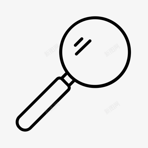放大镜教育科学图标svg_新图网 https://ixintu.com 放大镜 教育 科学 科学设备