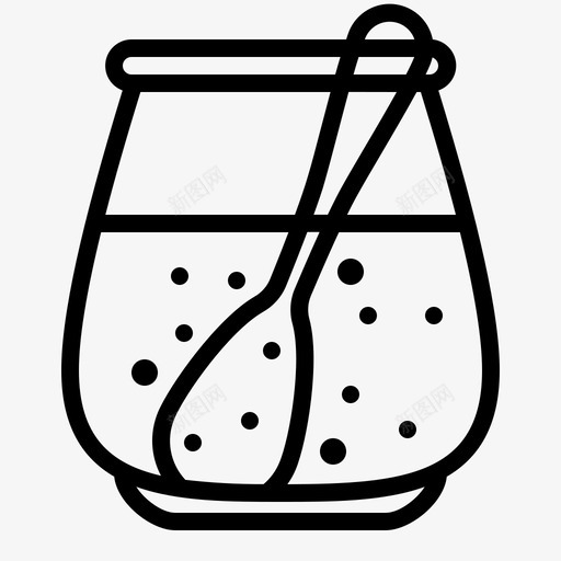 番茄酱烹饪烧烤图标svg_新图网 https://ixintu.com 勺子 烧烤 烹饪 番茄酱 美味烧烤烧烤轮廓 酱汁