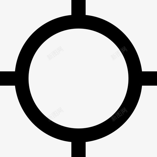 搜索定位Gps指示器材料单色图标svg_新图网 https://ixintu.com 单色 搜索定位Gps指示器 材料设计
