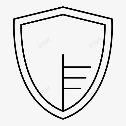 盾牌防御图标svg_新图网 https://ixintu.com 盾牌 防御