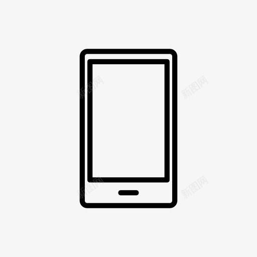 智能手机移动设备通讯设备图标svg_新图网 https://ixintu.com 智能手机 移动设备 通讯设备