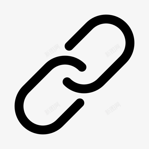 链环链条材料图标svg_新图网 https://ixintu.com 材料设计 链条 链环