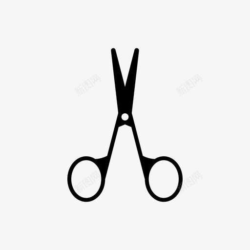 剪刀胡子发型图标svg_新图网 https://ixintu.com 剪刀 发型 男人 胡子