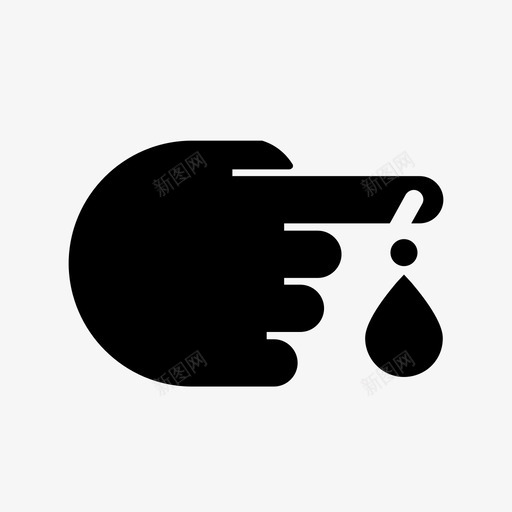 出血流血割伤图标svg_新图网 https://ixintu.com 伤口 出血 割伤 流血 药物