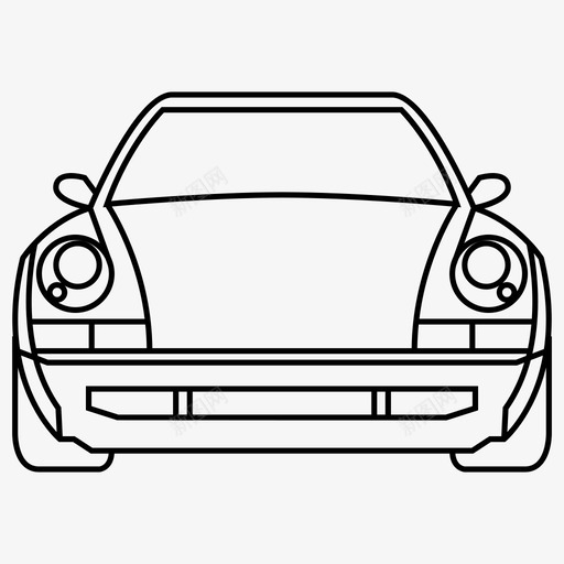 911汽车保时捷图标svg_新图网 https://ixintu.com 911 911系列 保时捷 汽车 车辆