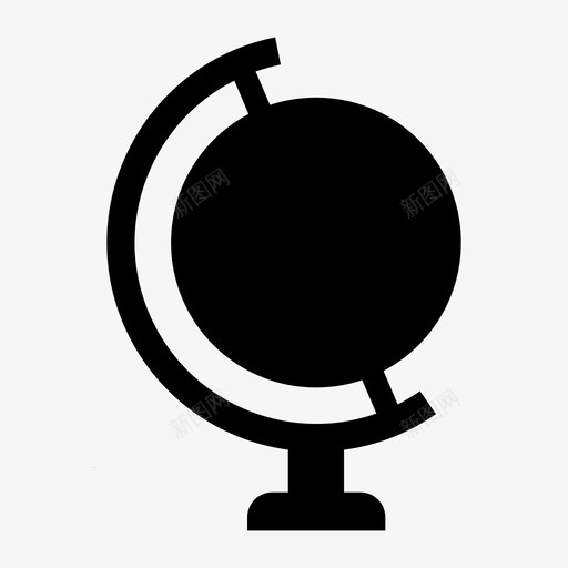 地球球体行星图标svg_新图网 https://ixintu.com 世界 地球 球体 行星