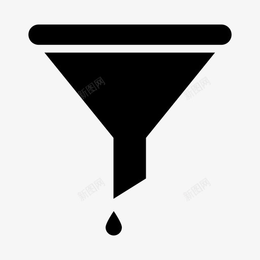 漏斗油汽车维修符号图标svg_新图网 https://ixintu.com 汽车维修符号 油 漏斗