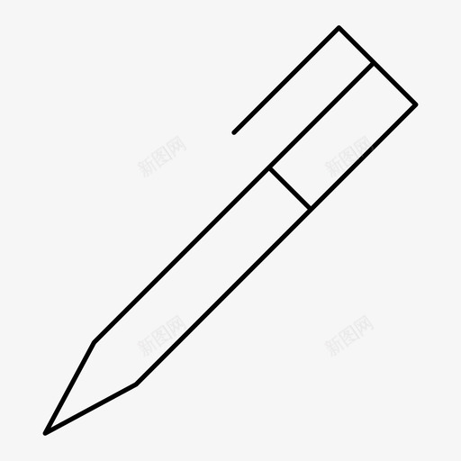 笔写作编辑图标svg_新图网 https://ixintu.com 写作 功能 文具 笔 编辑