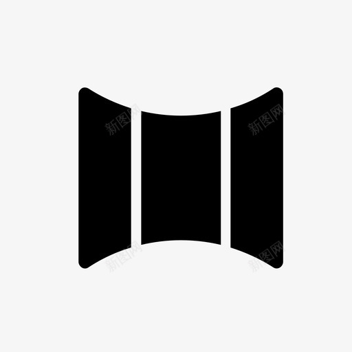 全景曲线照片图标svg_新图网 https://ixintu.com 全景 摄影 曲线 照片 音像游戏立体风格