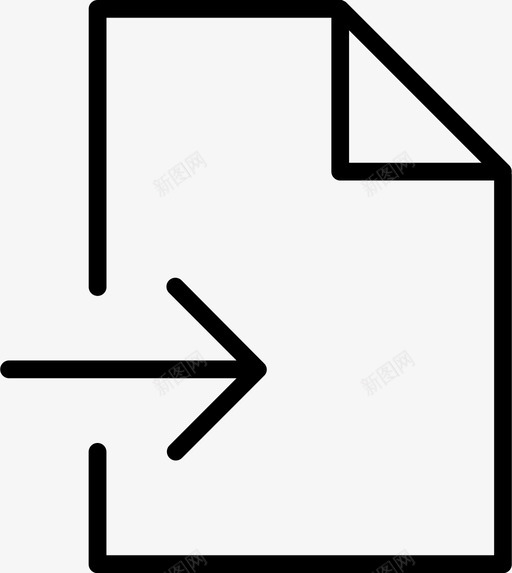 文件转发发送图标svg_新图网 https://ixintu.com 发送 文件 用户界面 转发