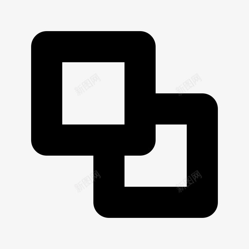 复制图层圆角边缘图标svg_新图网 https://ixintu.com 图层 圆角边缘 复制