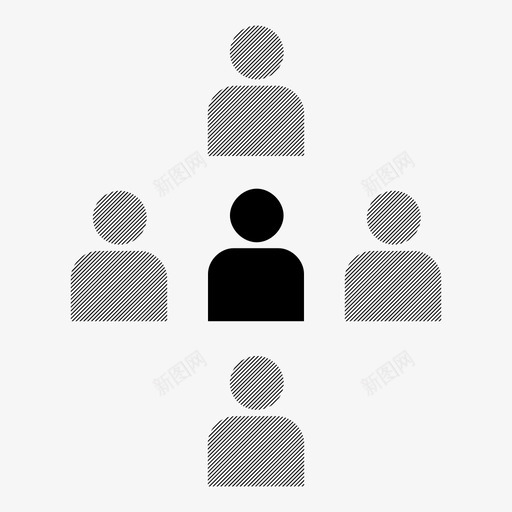 领导老板头儿图标svg_新图网 https://ixintu.com 团队 头儿 校长 老板 领导