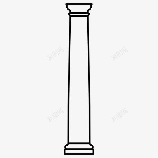 柱建筑历史图标svg_新图网 https://ixintu.com 历史 建筑 柱