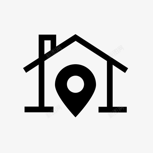 家庭位置房子导航图标svg_新图网 https://ixintu.com pin 家庭位置 导航 房子 迷你图标集2商务商店财务