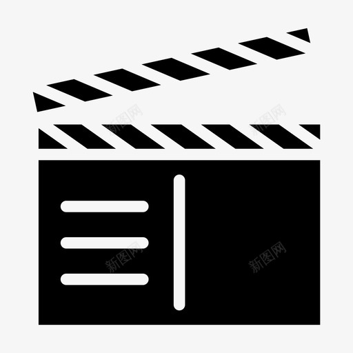 隔板电影院电影图标svg_新图网 https://ixintu.com 多媒体 多媒体2 技术 电影 电影院 隔板