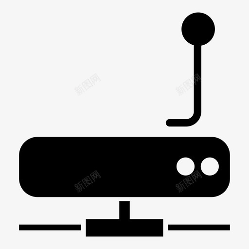无线网络路由器图标svg_新图网 https://ixintu.com wifi 无线 科技电脑 网络 路由器