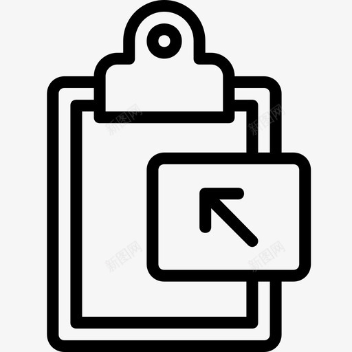 选择剪贴板箭头选取图标svg_新图网 https://ixintu.com 剪贴板功能大纲集合 箭头 选取 选择剪贴板