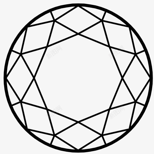 宝石钻石杰维利图标svg_新图网 https://ixintu.com 宝石 杰维利 红宝石 钻石