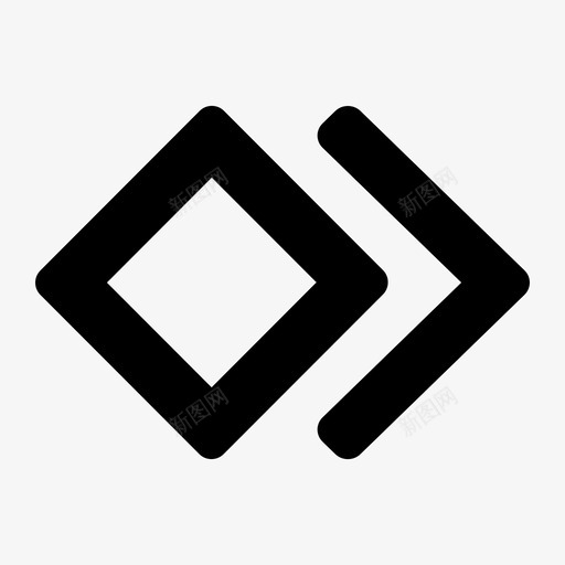 侧廊箭头层图标svg_新图网 https://ixintu.com 侧廊 图片 层 箭头 箭头图标