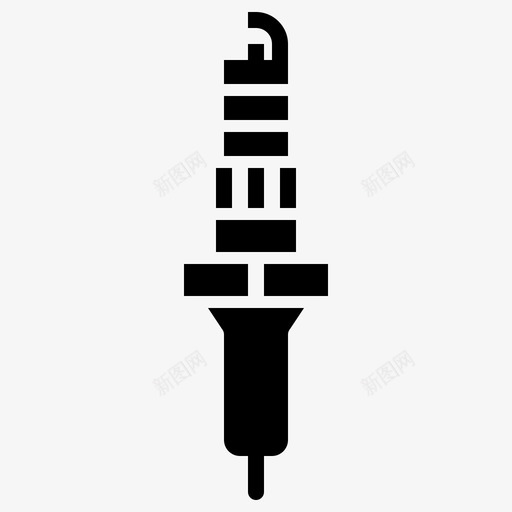 火花塞汽车点火图标svg_新图网 https://ixintu.com 汽车 汽车零件符号 火花塞 点火 零件