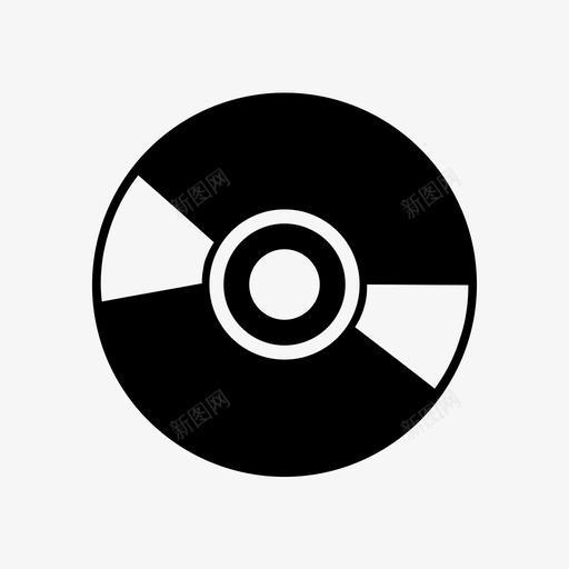 cddvd唱片图标svg_新图网 https://ixintu.com cd dvd 唱片