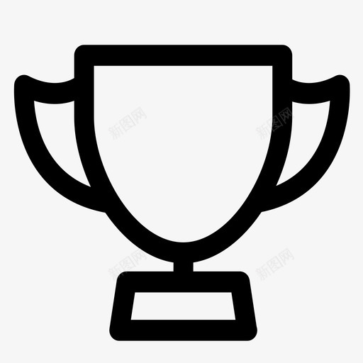 奖杯冠军奖品图标svg_新图网 https://ixintu.com 优胜者 冠军 奖品 奖杯