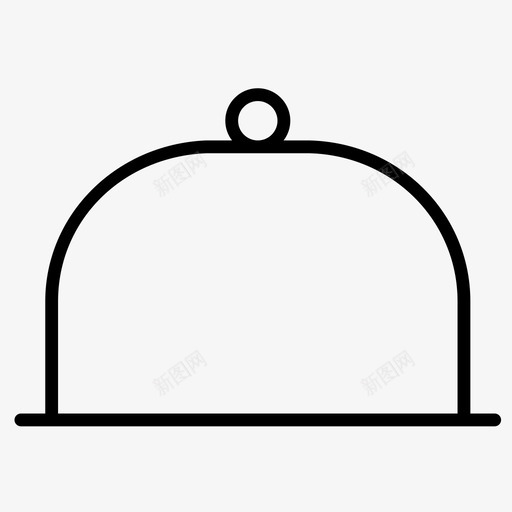 cloche封面晚餐图标svg_新图网 https://ixintu.com cloche 封面 晚餐 盖子 风格2中的食物 食物 餐食