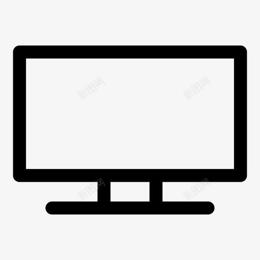 电视纯台词图标svg_新图网 https://ixintu.com 电视 纯台词