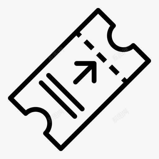 门票控制活动图标svg_新图网 https://ixintu.com 控制 旅行 活动 门票