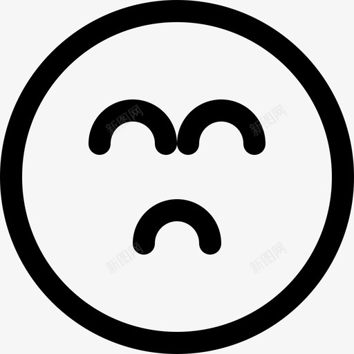 表情哭泣情绪图标svg_新图网 https://ixintu.com 哭泣 悲伤 情绪 情绪化 沮丧 表情