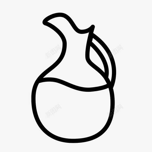 水壶水瓶饮料图标svg_新图网 https://ixintu.com 水壶 水瓶 水罐 食物 饮料