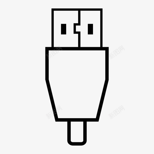 usb线已连接数据图标svg_新图网 https://ixintu.com usb线 已连接 手机 插头 数据 电话
