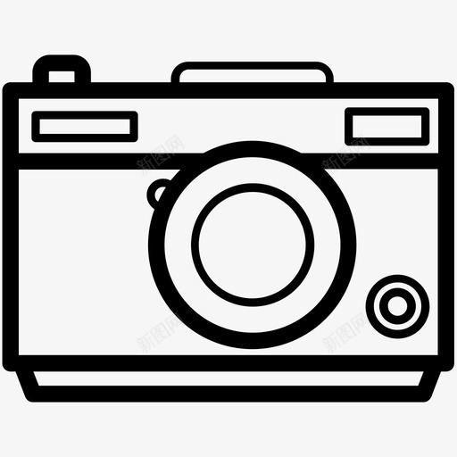 胶卷相机镜头照片图标svg_新图网 https://ixintu.com 摄影 照片 照相 胶卷相机 镜头
