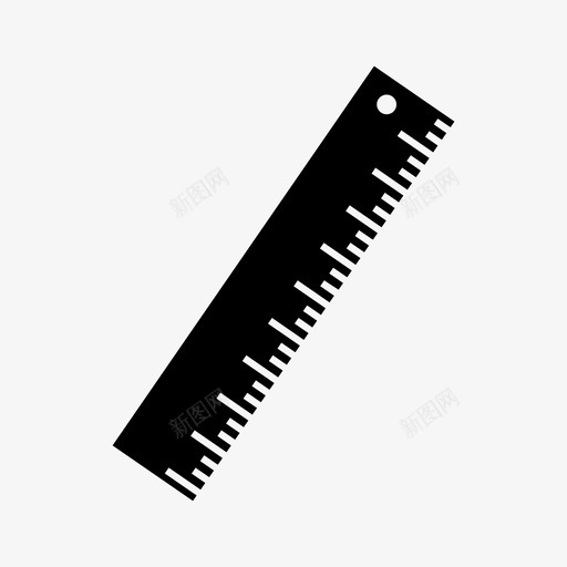 尺子量具比例尺图标svg_新图网 https://ixintu.com 学校 尺子 文具 比例尺 量具