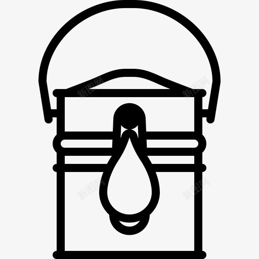 水壶农场花园图标svg_新图网 https://ixintu.com 农场 园艺 水壶 美味的花园工具 花园