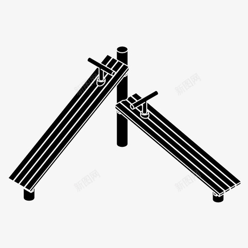 仰卧起坐长椅健身景观建筑图标svg_新图网 https://ixintu.com 仰卧起坐长椅 健身 城市赛道 景观建筑 越野运动 运动