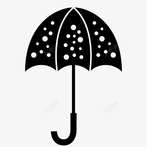 伞降落伞树荫图标svg_新图网 https://ixintu.com 伞 树荫 降落伞 雪