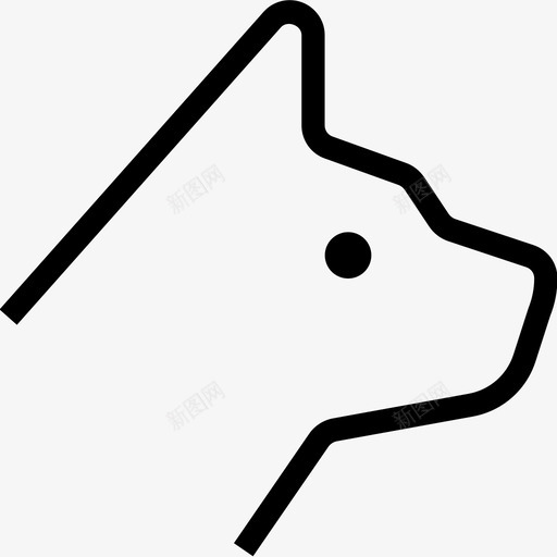 宠物动物猫图标svg_新图网 https://ixintu.com sharpicons24px网格1px笔划 动物 宠物 宠物友好型 狗 猫