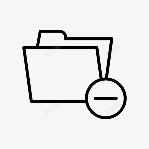 目录删除存档集合图标svg_新图网 https://ixintu.com 删除文件 存档 文件夹 目录删除 集合