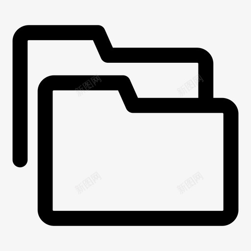 文件夹多个存档文档图标svg_新图网 https://ixintu.com 存档 文件 文件夹多个 文档 用户界面gapfat
