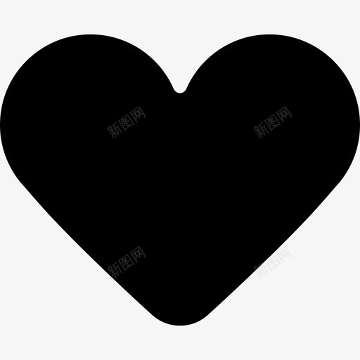 黑心形状基本面图标svg_新图网 https://ixintu.com 基本面 形状 黑心