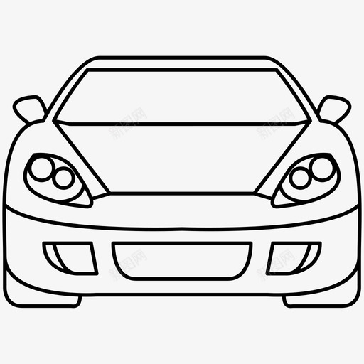赛车GT汽车保时捷图标svg_新图网 https://ixintu.com 保时捷 汽车 赛车GT 赛车GT收集