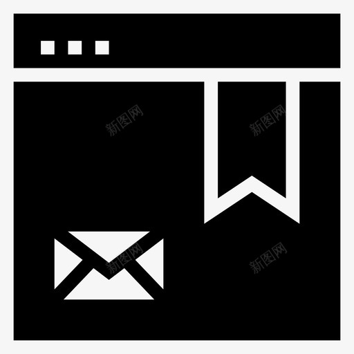 书签页面收藏夹功能区图标svg_新图网 https://ixintu.com 书签页面 功能区 搜索引擎优化营销字形图标 收藏夹 明星