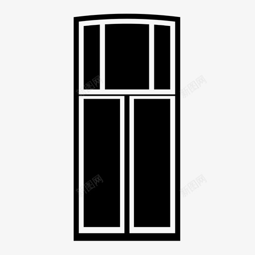 窗框玻璃窗图标svg_新图网 https://ixintu.com 家 开 景 框 玻璃窗 窗