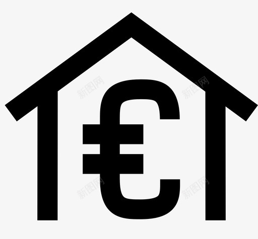 欧洲之家公寓欧洲图标svg_新图网 https://ixintu.com 公寓 地方 家 欧洲 欧洲之家