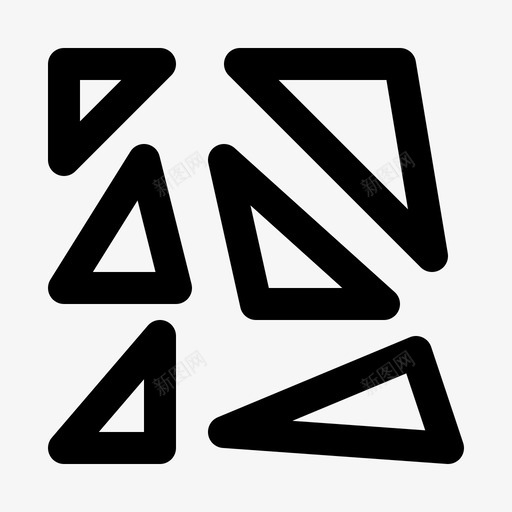 碎片混乱杂七杂八图标svg_新图网 https://ixintu.com 杂七杂八 混乱 碎片
