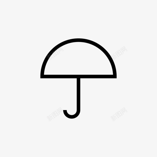 雨伞太阳伞保护伞图标svg_新图网 https://ixintu.com 保护伞 太阳伞 雨伞